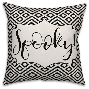 Spooky Aztec 16"x16" Throw Pillow