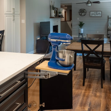 Transitional Kitchen and bath remodel
