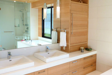 Inspiration for a contemporary bathroom remodel in Vancouver