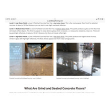 High Gloss Concrete Floors