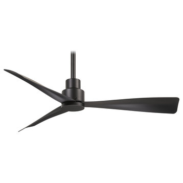 Minka Aire Simple 44 in. Indoor/Outdoor Coal Ceiling Fan with Remote Control