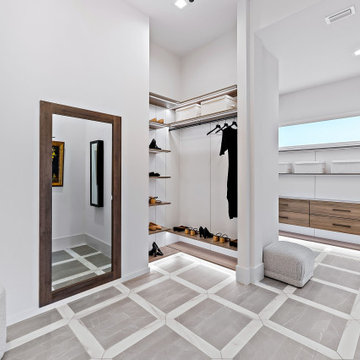 Luxury Modern Master Closets – Minimalist Open-Concept Designs