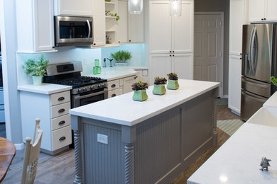 Kitchen - transitional kitchen idea in Houston