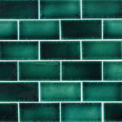 2x4 mosaic in Brazil crackle glaze. - Products