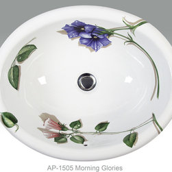 Hand Painted Drop-in Sinks by Atlantis Porcelain Art - Products