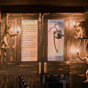 Tea Junction (Tea Shop & Bistro) Back-lit Feature Wall Detail