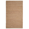 Safavieh Natural Fiber Collection NF873 Rug, Natural/Red, 5' X 8'