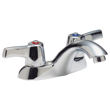 1.5 2-Lever Lavatory Faucet 3-Hole With out Pop Up