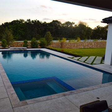 Westlake Modern Pool with Diving Platform