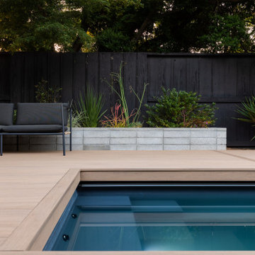 San Jose Eichler Sunken Fire Pit and Container Pool