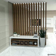 Partitions for front door entry