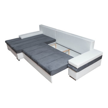 European sectional sleeper sofa CESARE