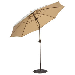 Tilt Crank Patio Umbrella 10 Contemporary Outdoor Umbrellas By Trademark Innovations