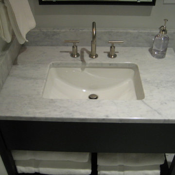 Vanity: Carrera marble