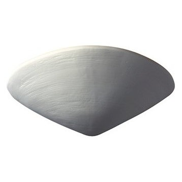 Justice Design Ambiance Clam Shell Wall Sconce, Bisque, Incandescent
