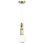 Mitzi by Hudson Valley Lighting - Angela 1-Light Large Pendant, Aged Brass Finish - We get it. Everyone deserves to enjoy the benefits of good design in their home, and now everyone can. Meet Mitzi. Inspired by the founder of Hudson Valley Lighting's grandmother, a painter and master antique-finder, Mitzi mixes classic with contemporary, sacrificing no quality along the way. Designed with thoughtful simplicity, each fixture embodies form and function in perfect harmony. Less clutter and more creativity, Mitzi is attainable high design.