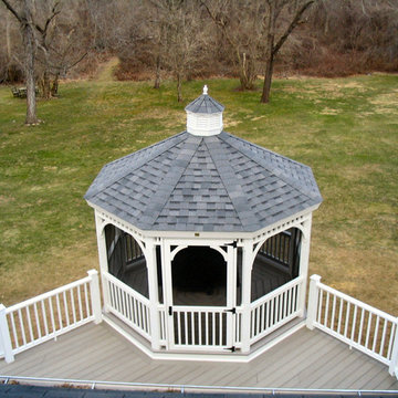 Hillsborough, NJ Trex Deck and Screen Gazebo