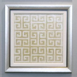 Symmetry Framed Art &ndash; Green | Pulp Home - Artwork