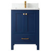 Shannon Bathroom Vanity Set in Royal Blue, 24 Inch, Without Mirror