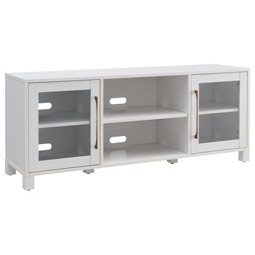 Quincy Rectangular TV Stand for TV's up to 65 in White
