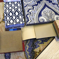 Vignette - Indigo - Fabric