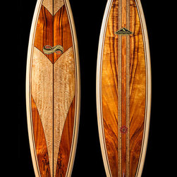 7'-3" Wooden Surfboards - Products