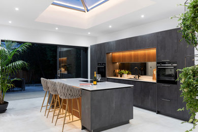 Photo of a contemporary kitchen in Berkshire.