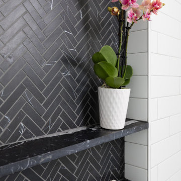 Oakland Lower Hills Transitional French Noir Bath
