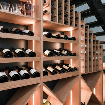Custom Veneer Wine Cellar