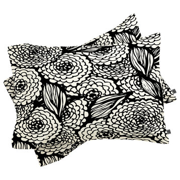Deny Designs Julia Da Rocha Bouquet Of Flowers Love Pillow Shams, King