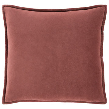 Cotton Velvet 20"H x 20"W Pillow Kit, Polyester Insert