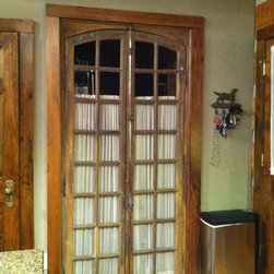 Antique French Doors Lead to Laundry Room - Internal Doors