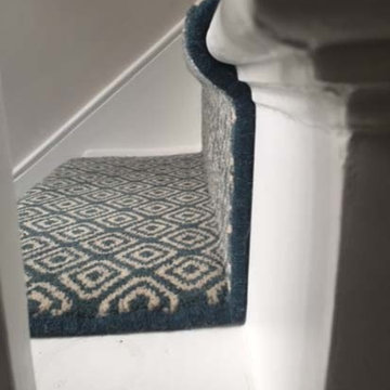 Alternative Quirky Carpet Installation to Stairs