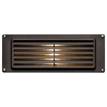 Louvered 9" Deck Light in Bronze