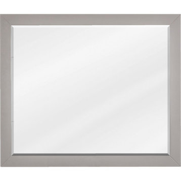 Cade Modern 33" Bathroom Mirror, Grey Cade Mirror