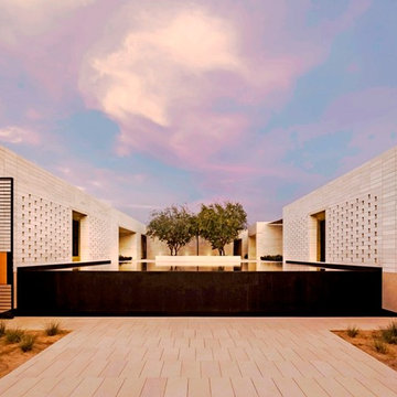 Delaney Residence Courtyard by 180 Degrees