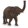 Novica Proud African Elephant Ebony Sculpture