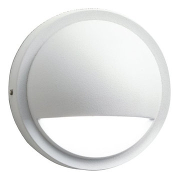 Half Moon LED Deck Light, White, 3000K Pure White
