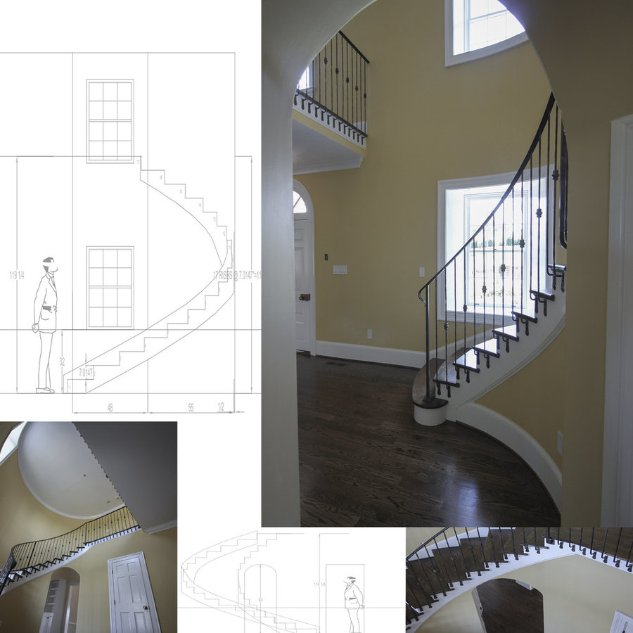 Historic Country Mansion Staircase, Warrenton VA 20186