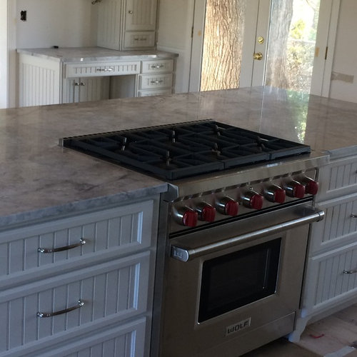 Installing a downdraft