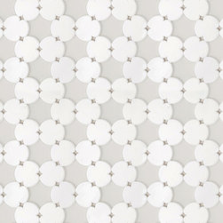 Marrakesh Waterjet Stone & Glass Mosaic - Wall And Floor Tile