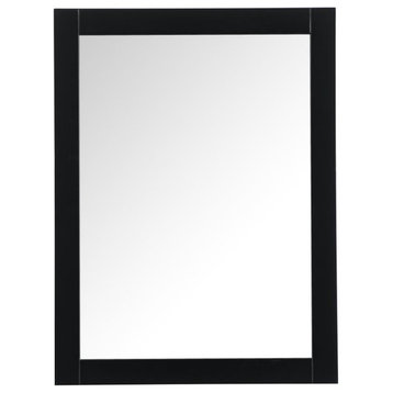 Elegant Decor VM22736BK Aqua Vanity Mirror, 27"x36", Black