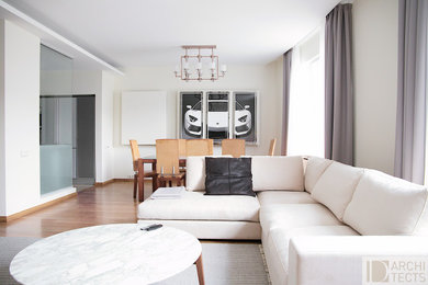 Home design - contemporary home design idea in Moscow