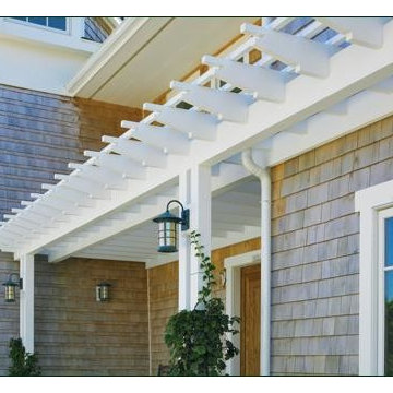 Attached Entranceway Pergola