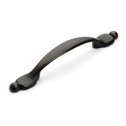 Dynasty Hardware - Ball Tip Cabinet Pull Aged Oil Rubbed Bronze - Cabinet And Drawer Handle Pulls