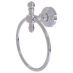Allied Brass - Retro Wave Towel Ring, Polished Chrome - The traditional motif from this elegant collection has timeless appeal. Towel ring is constructed of solid brass and is an ideal six inches in diameter. It is ideal for displaying your favorite decorative towels or for providing the space for daily use.