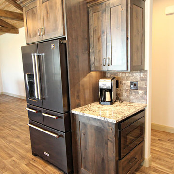 Knotty Alder Large Custom Kitchen - Gooding, ID