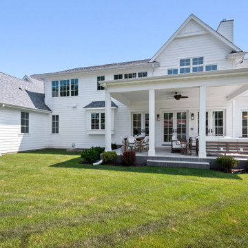 Back View of Custom Home