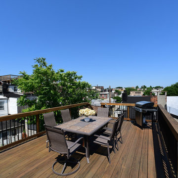 Hardwood Rooftop Deck in Fells Point