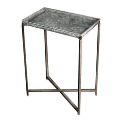 Vagabond Vintage - Iron and Metal Tray Table - Side Tables And End Tables